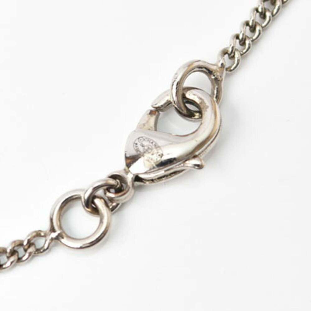 CHANEL Authentic White Logo Necklace - Picture 6 of 7